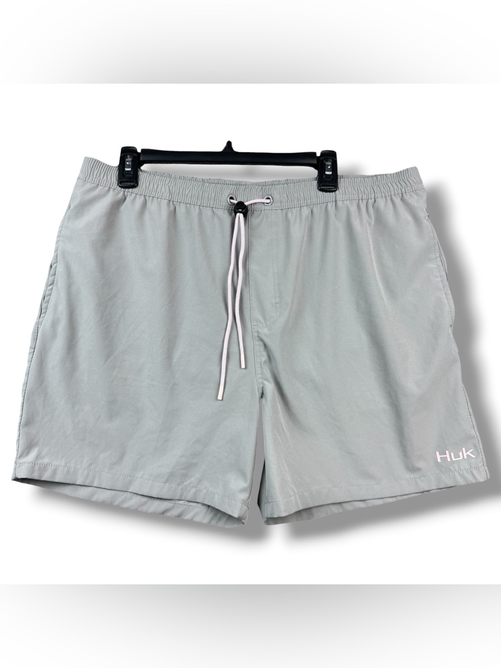 HUK Capers Volley Swim Fishing Shorts 5.5” Men’s XXL Gray Quick Dry UPF